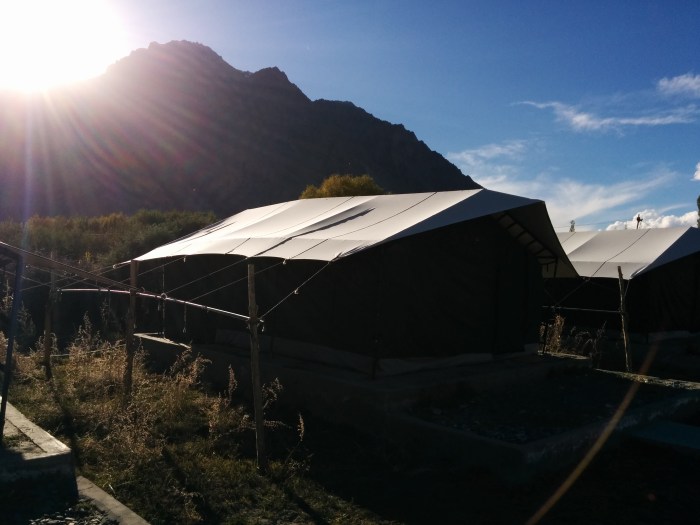 The tents at Nebura Valley !