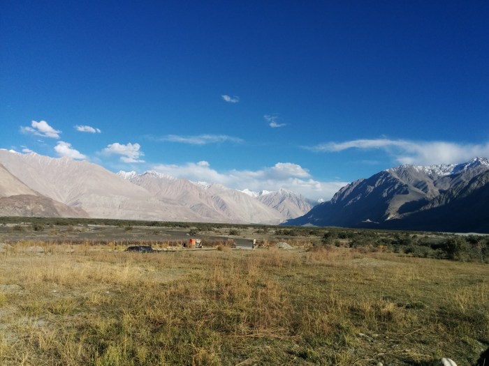 Outside view from the tents !